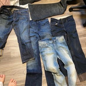 $10 each jeans size 7 / 28 /29
